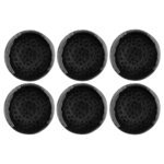 Lot de 6 assiettes plates en grs noir d28. 5