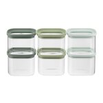 Lot de 6 bocaux en verre 600ml