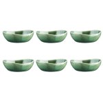 Lot de 6 bols moyens en grs vert d18