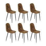 Lot de 6 chaises de salle  manger au style vintage