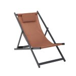 Lot de 6 chiliennes en aluminium terracotta Lot de 6 chiliennes en aluminium terracotta