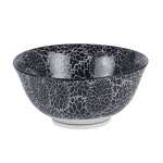 Lot de 6 coupelle evasée 11, 5 cm noir en porcelaine Lot de 6 coupelle evasée 11, 5 cm noir en porcelaine