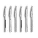 Lot de 6 couteaux  steak en acier inoxydable