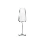 Lot de 6 fltes  champagne en cristallin, transparent, 21 cl