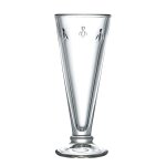 Lot de 6 fltess  champagne 15 cl transparents en verre