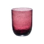 Lot de 6 gobelets 20 cl bull� violet en verre