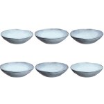 Lot de 6 grands bols en grès gris d19 Lot de 6 grands bols en grès gris d19