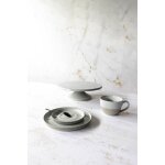 Lot de 6 mug en c�ramique, blanc, 46 cl