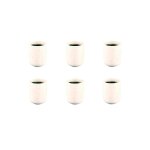 Lot de 6 mugs en grs vert 30cl