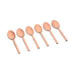Lot de 6 petites cuillères en inox cuivre Lot de 6 petites cuillères en inox cuivre