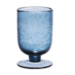 Lot de 6 verres  pied bull 25 cl bleus