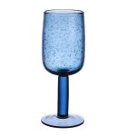 Lot de 6 verres  pied bull 28 cl bleus