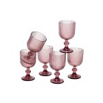 Lot de 6 verres  vin violet 250ml
