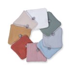 Lot de 8 lingettes lavables pour bébé Lot de 8 lingettes lavables pour bébé
