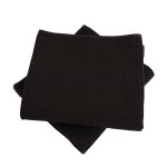 Lot de deux serviettes coton 57 fils nid d'abeille week end Lot de deux serviettes coton 57 fils nid d'abeille week end