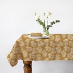 Lot nappe carrée + 2 serviettes de table déperlante champêtre Lot nappe carrée + 2 serviettes de table déperlante champêtre