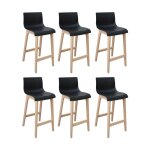 Lot de tabourets de bar en chne 65cm