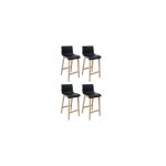 Lot de tabourets de bar en ch�ne 65cm