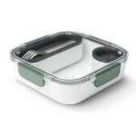Lunch box original sans bpa en pvc vert olive