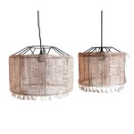 Lustre en fer noir 35x35x28 cm Lustre en fer noir 35x35x28 cm