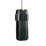 Lustre en fer vert 19x19x45 cm Lustre en fer vert 19x19x45 cm