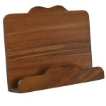 Lutrin de cuisine en bois d'acacia 25x19x5cm Lutrin de cuisine en bois d'acacia 25x19x5cm