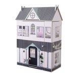 Maison de poupe 90 cm, gris