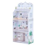 Maison de poupe avec accessoires 131. 5 cm, multicolore