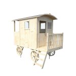 Maisonette en bois mobile pour enfants