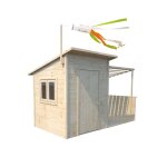 Maisonnette en bois extrieure avec pergola