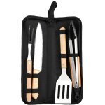 Malette barbecue 4 ustensiles
