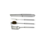 Malette barbecue 4 ustensiles en inox