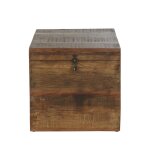 Malle en manguier et m�tal