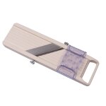 Mandoline japonaise beige en plastique h4 Mandoline japonaise beige en plastique h4