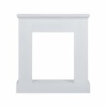 Manteau de chemin�e d�coratif 93x23x98 blanc