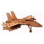 Maquette d'avion en carton 17, 5 x 16, 5 x 6 cm