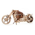 Maquette en bois moto 3d