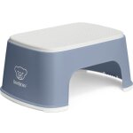 Marche pied bleu profond et blanc