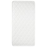 Matelas bb blanc en polyester 70x140 cm