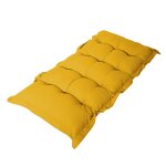 Matelas futon 120x60cm en polyester jaune