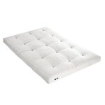 Matelas futon coton + fibres écru 160x200 Matelas futon coton + fibres écru 160x200