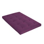 Matelas futon latex et fibres aubergine 140x190 Matelas futon latex et fibres aubergine 140x190