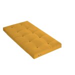Matelas futon latex et fibres ocre 90x190