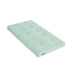 Matelas futon latex et fibres vert cladon 90x190
