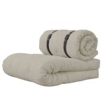 Matelas futon pouf 2 en 1 beige 70x200 Matelas futon pouf 2 en 1 beige 70x200