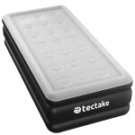 Matelas gonflable pour 1 personne noir / blanc