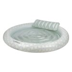 Matelas gonflable piscine pvc bleu