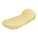 Matelas gonflable piscine pvc jaune