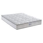Matelas  mmoire de forme et ressorts mi ferme 140x190 cm