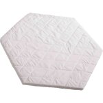 Matelas pour parc hexagonal dhoussable paisseur 4 cm 97x112cm